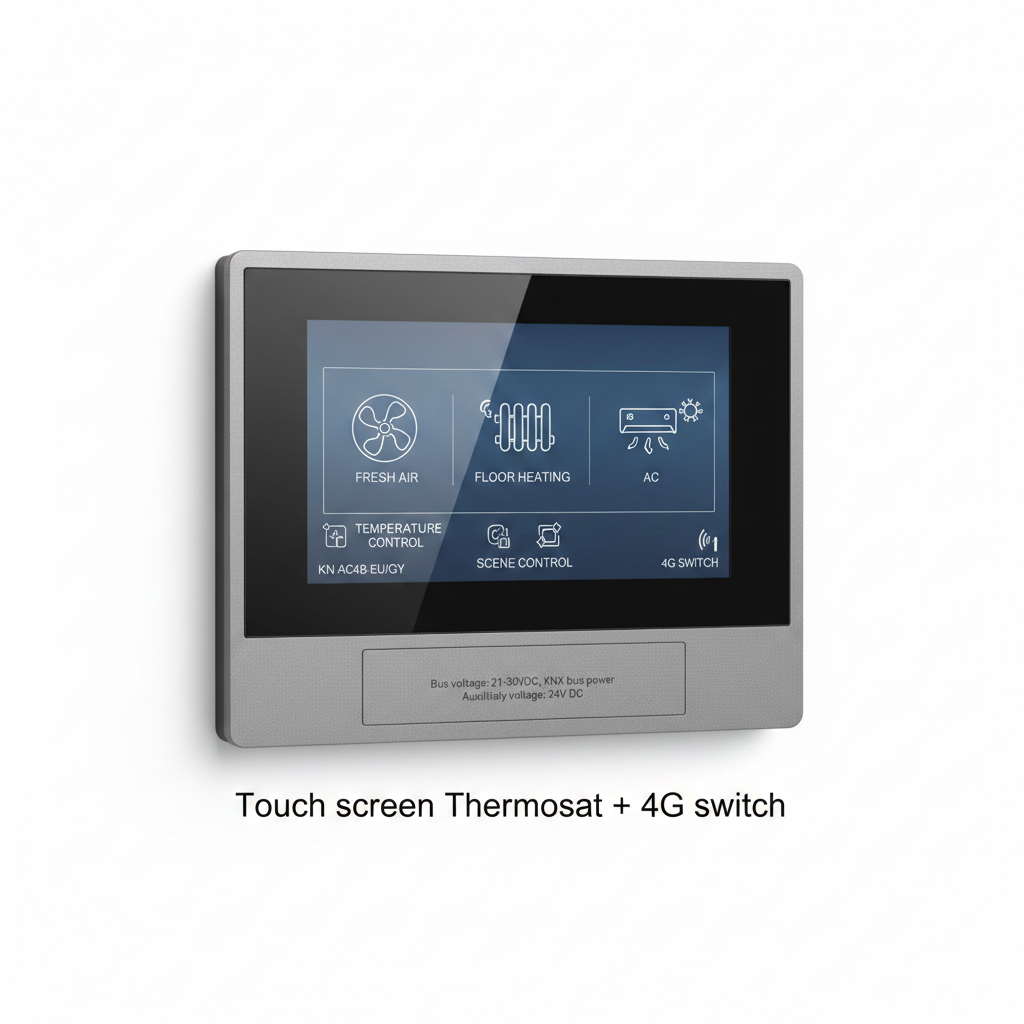 Touch screen Thermostat + 4G switch