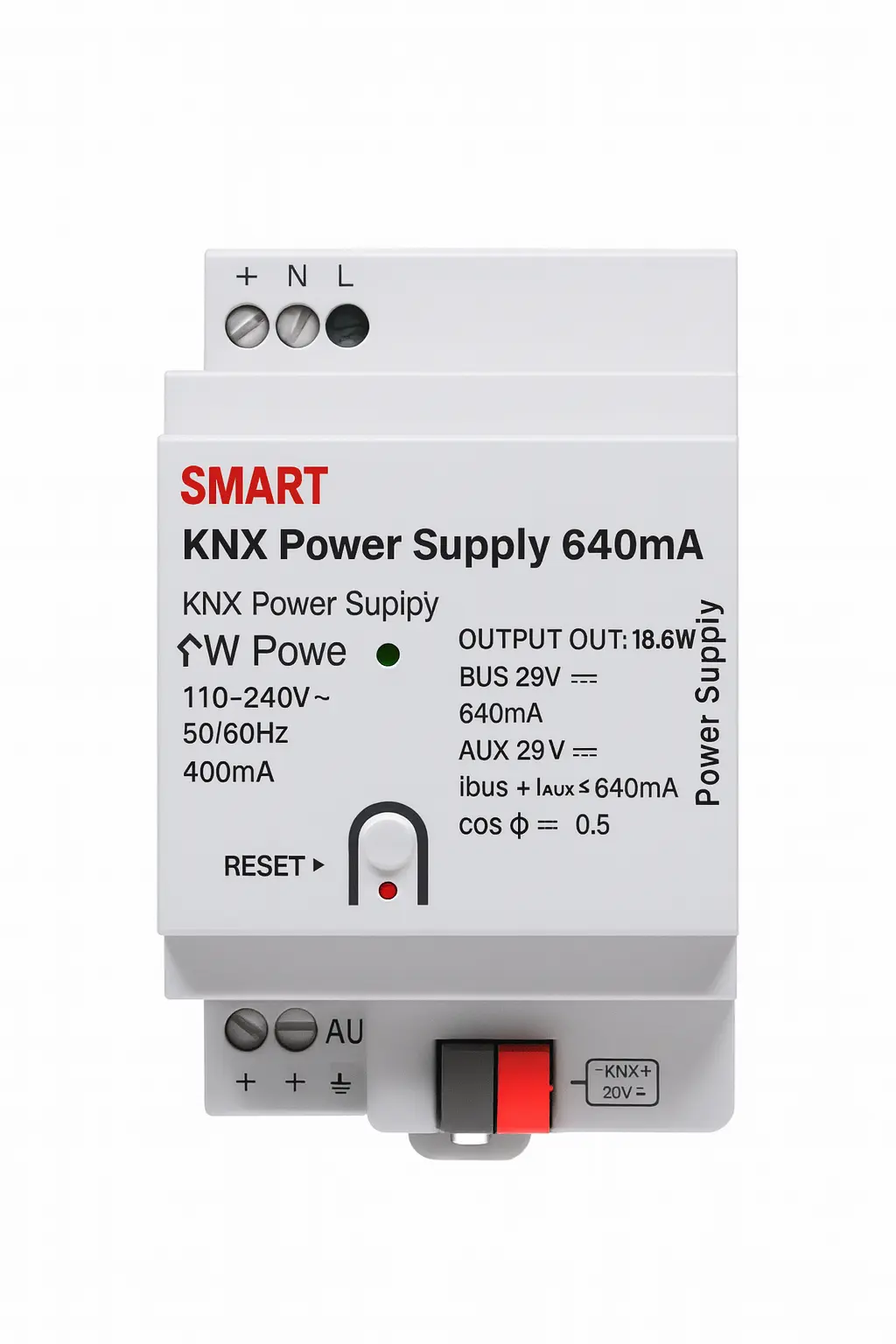 KNX Bus Power Supply with 1-fold auxiliary output